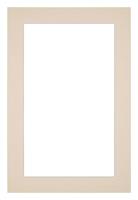 Your Decoration Passe-Partout 20x30cm/12x22cm Karton Teinte Rand 4cm Recht