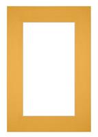 Your Decoration Passe-Partout 61x91,5cm/49x79,5cm Karton Geel Rand 6cm Recht