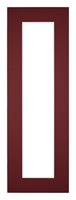 Your Decoration Passe-Partout 20x60cm/10x50cm Karton Wijnrood Rand 5cm Recht