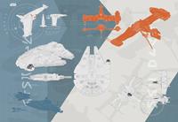 Komar Star Wars Technical Plan Fototapete 368x254cm