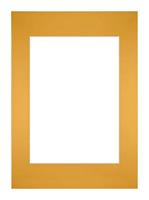 Your Decoration Passe-Partout 29,7x42cm/21x29,7cm A3/A4 Karton Geel Rand Recht