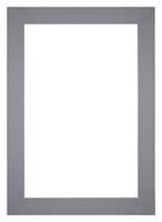 Your Decoration Passe-Partout 50x70cm/38x58cm Karton Grijs Rand 6cm Recht
