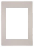 Your Decoration Passe-Partout 59,4x84cm/42x59,4cm A1/A2 Karton Grijs Graniet Rand Recht