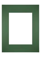 Your Decoration Passe-Partout 24x30cm/15x20cm Karton Groen Bos Rand Recht