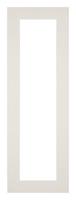 Your Decoration Passe-Partout 20x60cm/12x52cm Karton Lichtgrijs Rand 4cm Recht