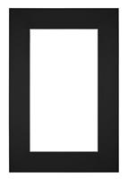 Your Decoration Passe-Partout 61x91,5cm/49x79,5cm Karton Zwart Rand 6cm Recht