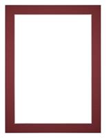 Your Decoration Passe-Partout 45x60cm/39x54cm Karton Wijnrood Rand 3cm Recht