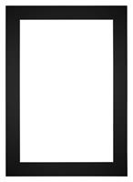 Your Decoration Passe-Partout 50x70cm/38x58cm Karton Zwart Rand 6cm Recht