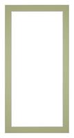 Your Decoration Passe-Partout 20x40cm/14x34cm Karton Mintgroen Rand 3cm Recht