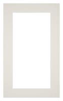 Your Decoration Passe-Partout 30x50cm/20x40cm Karton Lichtgrijs Rand 5cm Recht