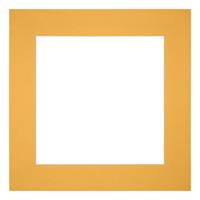 Your Decoration Passe-Partout 70x70cm/58x58cm Karton Geel Rand 6cm Recht