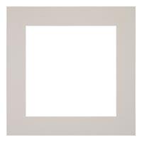 Your Decoration Passe-Partout 70x70cm/58x58cm Karton Grijs Graniet Rand 6cm Recht