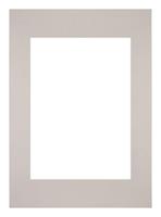 Your Decoration Passe-Partout 42x59,4cm/29,7x42cm A2/A3 Karton Grijs Graniet Rand Recht