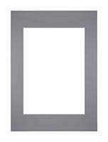 Your Decoration Passe-Partout 21x29,7cm/14,8x21cm A4/A5 Karton Grijs Rand Recht