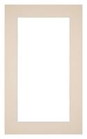 Your Decoration Passe-Partout 30x50cm/20x40cm Karton Teinte Rand 5cm Recht
