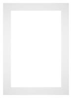 Your Decoration Passe-Partout 21x29,7cm/9x17,7cm A4 Karton Wit Rand 6cm Recht