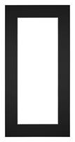 Your Decoration Passe-Partout 45x80cm/33x68cm Karton Zwart Rand 6cm Recht