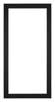 Your Decoration Passe-Partout 20x40cm/14x34cm Karton Zwart Rand 3cm Recht