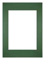 Your Decoration Passe-Partout 42x59,4cm/29,7x42cm A2/A3 Karton Groen Bos Rand Recht