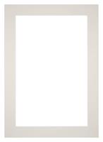Your Decoration Passe-Partout 20x28cm/8x16cm Karton Lichtgrijs Rand 6cm Recht