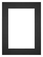 Your Decoration Passe-Partout 75x100cm/65x90cm Karton Zwart Rand 5cm Recht