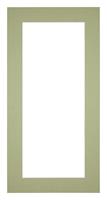 Your Decoration Passe-Partout 30x60cm/20x50cm Karton Mintgroen Rand 5cm Recht