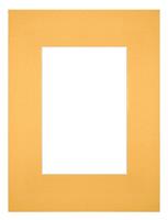 Your Decoration Passe-Partout 18x24cm/10x15cm Karton Geel Rand Recht