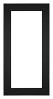 Your Decoration Passe-Partout 45x80cm/35x70cm Karton Zwart Rand 5cm Recht