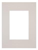 Your Decoration Passe-Partout 18x24cm/10x15cm Karton Grijs Graniet Rand Recht