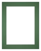 Your Decoration Passe-Partout 55x65cm/45x55cm Karton Groen Bos Rand 5cm Recht