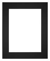 Your Decoration Passe-Partout 50x65cm/38x53cm Karton Zwart Rand 6cm Recht