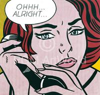 PGM Roy Lichtenstein - Oh Alright Kunstdruk 35.5x28cm