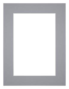 Your Decoration Passe-Partout 45x60cm/35x50cm Karton Grijs Rand 5cm Recht