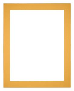 Your Decoration Passe-Partout 20x25cm/12x17cm Karton Geel Rand 4cm Recht