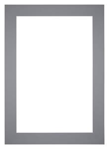 Your Decoration Passe-Partout 30x42cm/18x30cm Karton Grijs Rand 6cm Recht
