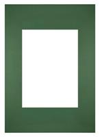 Your Decoration Passe-Partout 21x29,7cm/13x18cm A4 Karton Groen Bos Rand Recht