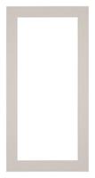 Your Decoration Passe-Partout 45x80cm/37x72cm Karton Grijs Graniet Rand 4cm Recht