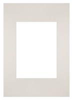 Your Decoration Passe-Partout 21x29,7cm/13x18cm A4 Karton Lichtgrijs Rand Recht