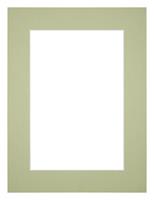 Your Decoration Passe-Partout 45x60cm/35x50cm Karton Mintgroen Rand 5cm Recht