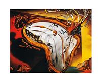 Salvador Dali - Les montres molles Kunstdruk 50x40cm