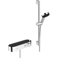 Hansgrohe Pulsify thermostaat met glijstangset 65cm 10.5cm 3jet chroom 24260000