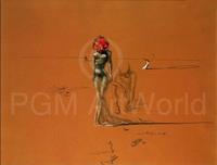 PGM Salvador Dali - Female with Head of Flowers Kunstdruck 80x60cm