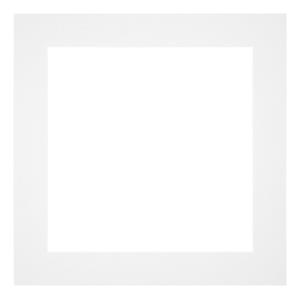 Your Decoration Passe-Partout 30x30cm/20x20cm Karton Wit Rand 5cm Recht
