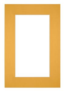 Your Decoration Passe-Partout 62x93cm/50x81cm Karton Geel Rand 6cm Recht