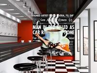 PGM Marcel Terrani - Give me all your coffee Kunstdruk 70x70cm