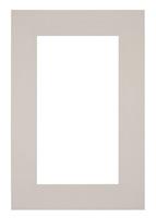 Your Decoration Passe-Partout 62x93cm/50x81cm Karton Grijs Graniet Rand 6cm Recht