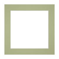 Your Decoration Passe-Partout 20x20cm/15x15cm Karton Mintgroen Rand Recht