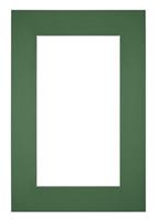 Your Decoration Passe-Partout 62x93cm/50x81cm Karton Groen Bos Rand 6cm Recht