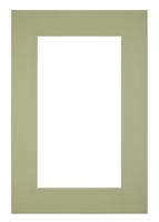 Your Decoration Passe-Partout 62x93cm/50x81cm Karton Mintgroen Rand 6cm Recht