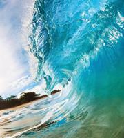 Ocean Wave Vlies Fotobehang 225x250cm 3-banen